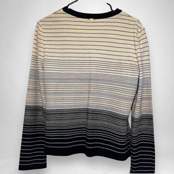 St John Sport Matching sweater and tank set vintage size Small gold black cream - Picture 3 of 10